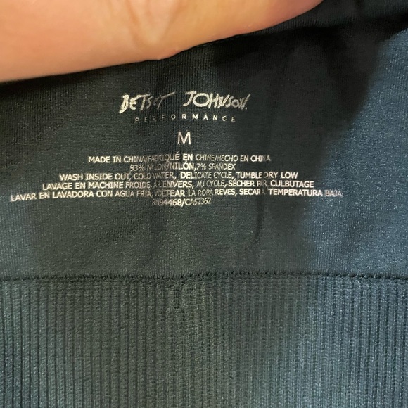 Betsey Johnson Bra Performance Racerback Fitness Sports Jade Teal Size Medium - Picture 11 of 13